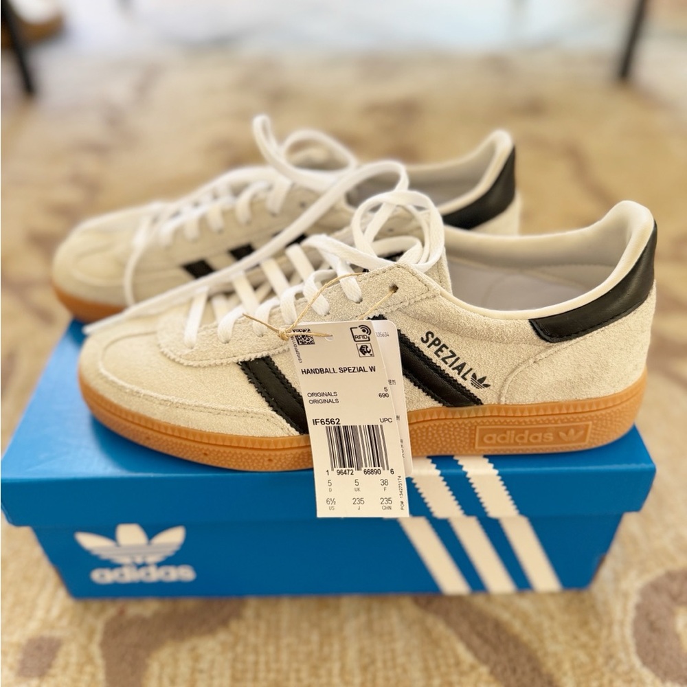 Adidas Handball Spezial - Cream and Black